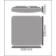 LEDVANCE stropnice SURF.SQ.VAL 24W 2000lm/3CCT IP44 50Y ;bílá˙