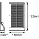 LEDVANCE svít.bater.LED DOORLED.SOLAR 3W 320lm/840 PIR ;bílá