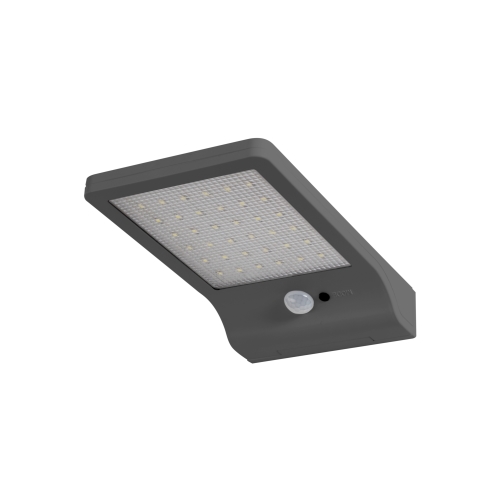 LEDVANCE svít.bater.LED DOORLED.SOLAR 3W 320lm/840 PIR ;stříbrná