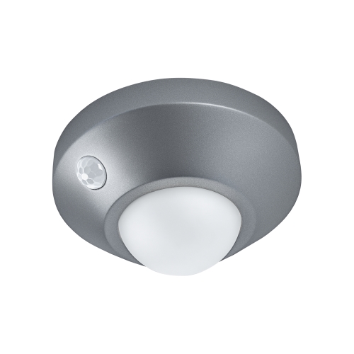 LEDVANCE svít.bater.LED NIGHTLUX.CEILING 1.7W 105lm/840 PIR ;stříbrná