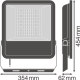 LEDVANCE svít.flood.LED FL.A.VAL 145W 20000lm/840/48x92° IP65 70Y ;černá