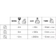 LEDVANCE svít.flood.LED FLOODLIGHT.PFM 10W 1200lm/840 IP65 70Y ;bílá senzor