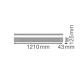 LEDVANCE svít.kanc.LED INV.D 40W 4800lm/930 IP20 100Y ; 1.2m bílá