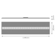 LEDVANCE svít.panel.LED PL.L 27.5W 4150lm/840 IP20 72Y ; 30x120 U16 černá