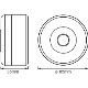 LEDVANCE svít.přisaz.LED DOT-IT.TOUCH.HIGH 0.45W 32lm/840/120 ° IP20 ;bílá