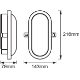 LEDVANCE svít.strop.LED Bulkhead 11W 800lm/840/120 ° IP54 ;černá