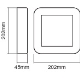 LEDVANCE svít.stropní.LED Endura 13W 480lm/830/ IP44 ;šedá