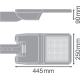 LEDVANCE svít.veřej.LED SL.FLEX.S.PFM 13W 1700lm/730/25x145° IP66 100Y ;