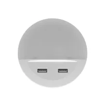 LEDVANCE svít.zásuv.LED LUNETTA.USB 13W 3lm/830 2xUSB ;bílá