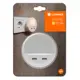 LEDVANCE svít.zásuv.LED LUNETTA.USB 13W 3lm/830 2xUSB ;bílá