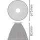 LEDVANCE tracklight reflektor TRACK SP 85 15°