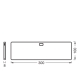 LEDVANCE UNDERCABINET PANEL FL 30X10CCT D WTLEDV