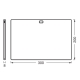 LEDVANCE UNDERCABINET PANEL FL 30X20CCT D WTLEDV