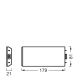 LEDVANCE UNDERCABINET SOCKET FL EXT 830 D WTLEDV