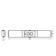 LEDVANCE UNDERCABINET SOCKET FL KIT830DUSBWTLEDV