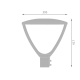 LEDVANCE URB LTRN V 59W ASYMPS822-827 IP66GYLEDV