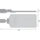 LEDVANCE veřejné osvětlení URBAN.AREA.E 200W 24000lm/865 IP65 50Y ; šedá