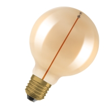 LEDVANCE Vintage 1906 Globe 95 12 Filament Magnetic 2.2W 827 Gold E27