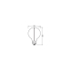 LEDVANCE Vintage 1906 Globe 95 16 Filament Magnetic 2.2W 827 Clear E27