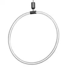 LEDVANCE závěsné svítidlo Decor Aura 18W 2000lm/830 IP20 ClickDIM ; tm.šedá