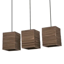 LEDVANCE závěsné svítidlo Decor CardboardSquare 3xE27 IP20 ; karton