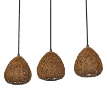 LEDVANCE závěsné svítidlo Decor PaperDrop 3xE27 IP20 ; hnědá