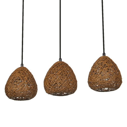 LEDVANCE závěsné svítidlo Decor PaperDrop 3xE27 IP20 ; hnědá