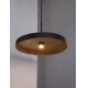 LEDVANCE závěsné svítidlo Decor Plate 1xE27 IP20 ; černá/dřevo
