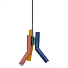 LEDVANCE závěsné svítidlo Decor Straw 3xE27 ; různobarevná