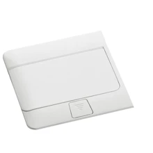 LEGRAND zásuvkový blok POP-UP do nábytku 4 moduly IP30/40 ;hliník lesklá.bílá