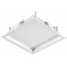 LENA.LIGHTING LED downlight SQ P 21W 2450lm/840 IP44; bílá