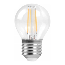#MEGAMAN LED kapka filament P45 4.8W/40W E14 2700K 470lm NonDim 15Y-LG9604CS
