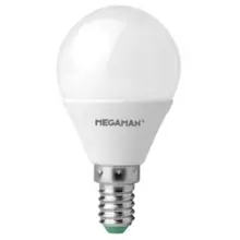 MEGAMAN LED kapka P45 4.9W/40W E14 2700K 470lm NonDim 15Y opál