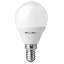 MEGAMAN LED  kapka P45 4.9W/40W E14 4000K 470lm NonDim 15Y opál˙