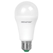 MEGAMAN LED žárovka A60 14W/100W E27 2800K 1521lm NonDim 15Y opál˙