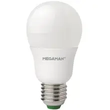 MEGAMAN LED žárovka A60 4.8W/40W E27 2700K 470lm NonDim 15Y opál