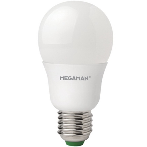 MEGAMAN LED žárovka A60 5.5W/40W E27 4000K 470lm NonDim 15Y opál˙
