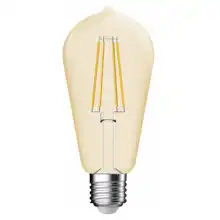 MEGAMAN LED žárovka filament gold ST64 1.9W/NILW E27 2000K 200lm NonDim 15Y