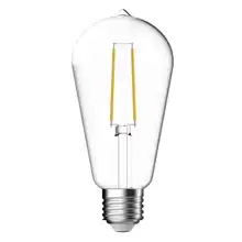 MEGAMAN LED žárovka filament ST64 4.6W/40W E27 2700K 470lm NonDim 15Y