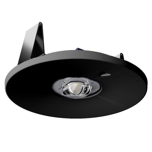 MODUS nouzové svítidlo AX3P 1x2W SA/SE/1h. IP20 ;vestav. open.space černá˙