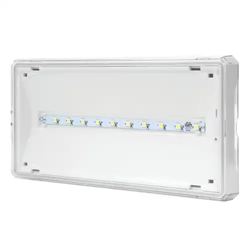 MODUS nouzové svítidlo EXIT STANDART 1x2W SA/3h IP65 přisaz; bílá