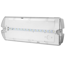 MODUS nouzové svítidlo HELIOS 1W SE/1h. IP42 přisaz.; čirý kryt