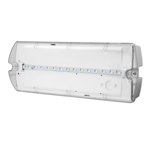 MODUS nouzové svítidlo HELIOS 1W SE/1h. IP42 přisaz.; čirý kryt