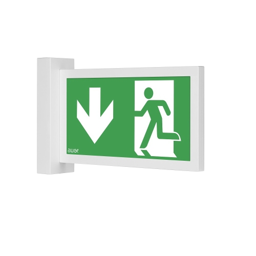 MODUS nouzové svítidlo INFINITY-II AW 1W SE/1h. IP40 nástěn; černá