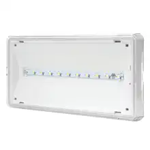 MODUS nouzové svítidlo LED EXIT STANDARD 1x2W SA/1h. IP65 přisaz; bílá
