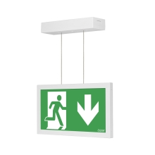 MODUS nouzové svítidlo LED INFINITY-II AL 1x1W SE/SA/1h. IP40 závěs; bílá