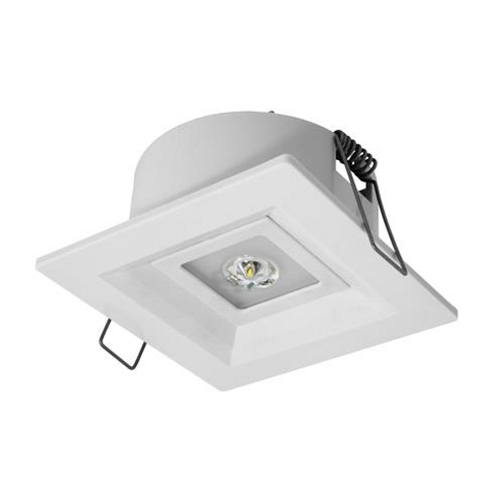 MODUS nouzové svítidlo LED LOVATO-P 1x3W SA/1h. IP20 podhl; U-univ.optika šedá