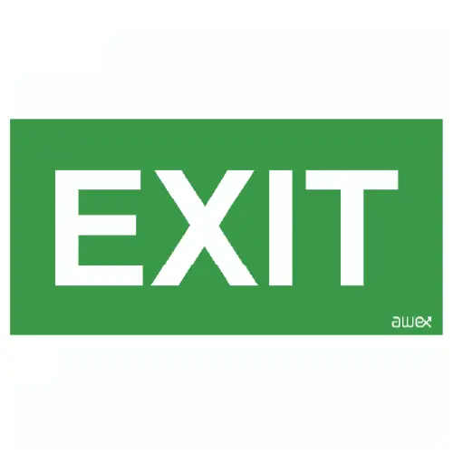 MODUS piktogram P28M EXIT 125x250mm ;pro HELIOS