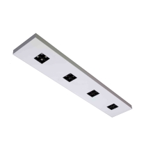 MODUS přisazené svítidlo LED EPS 27W 3500lm/80° IP20;DALI 123x23cm 4x4 černá