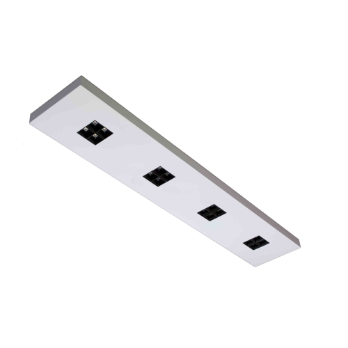 MODUS přisazené svítidlo LED EPS 27W 3500lm/80° IP20;DALI 123x23cm 4x4 černá